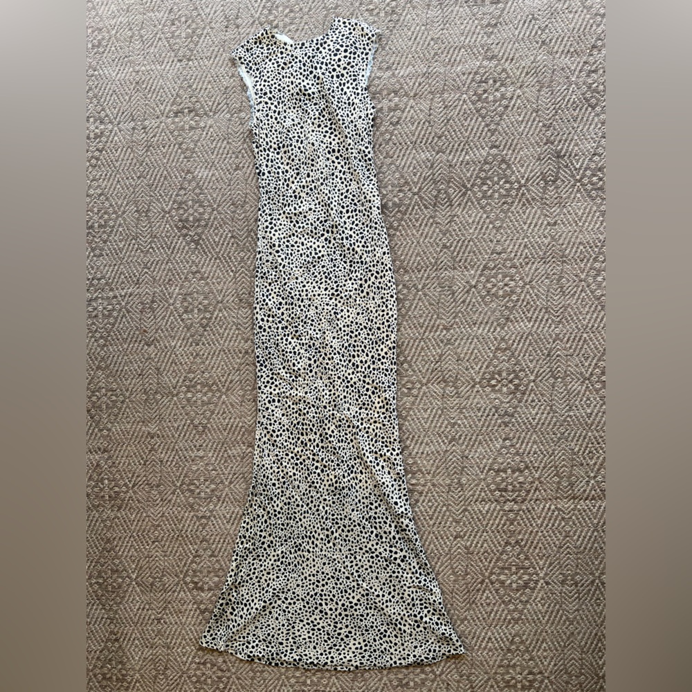 Rebecca Vallance Women's Animal‎ Leopard Cheetah Print Maxi Dress Size 0